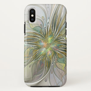 Case-Mate iPhone Case Imaginaire Floral Fleur Art Fractal Moderne Avec O