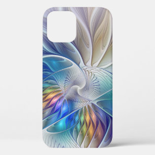 Case-Mate iPhone Case Imaginaire Floral, Fleur Fractale Abstraite coloré