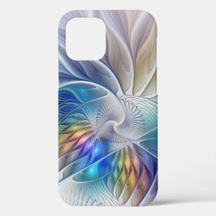 Case-Mate iPhone Case Imaginaire Floral, Fleur Fractale Abstraite coloré