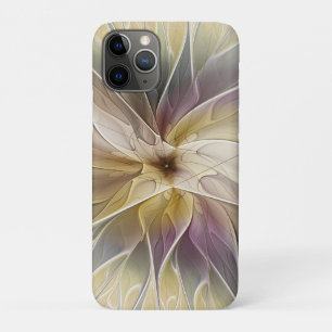 Case-Mate iPhone Case Imaginaire Floral Gold Eggplant Art Fractal Abstra