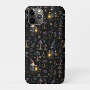 Case-Mate iPhone Case Imaginaire foncé Gnome et Motif de champignons