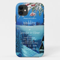 Imaginaire hivernal neige en un seul mariage Invit