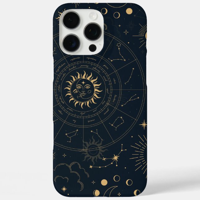 Coques Case-Mate iPhone Imaginaire Lune et étoiles (Verso)