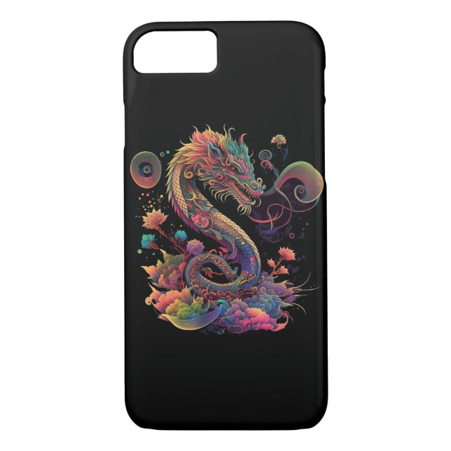 Coques Case-Mate iPhone imaginaire-magie-chine-dragon-illustration (1 (Dos)