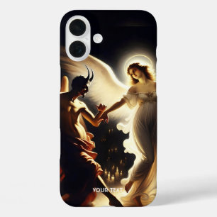 Coque Pour iPhone 16 Plus Imaginaire mignon Demon Ange Danser