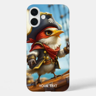 Coque Pour iPhone 16 Plus Imaginaire mignon oiseau capitaine Pirate