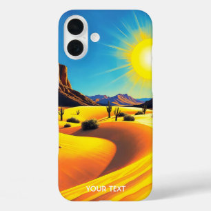 Coque Pour iPhone 16 Plus Imaginaire Mignonne Desert Sands Rocks