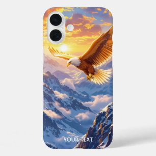 Coque Pour iPhone 16 Plus Imaginaire Mignonne Eagle Mountains lever du solei