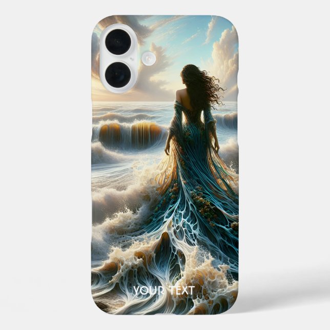 Coques Case-Mate iPhone Imaginaire mignonne fille d'onde de mer (Verso)