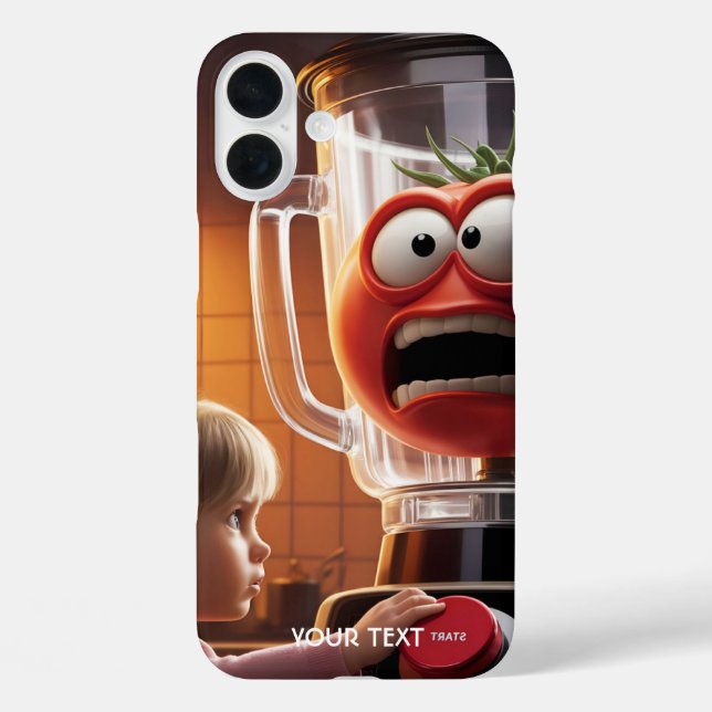 Coques Case-Mate iPhone Imaginaire mignonne fille mélangeur tomate (Verso)
