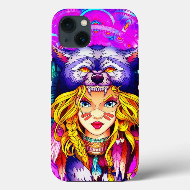 Coques Case-Mate iPhone Imaginaire mignonne guerrière fille (Verso)