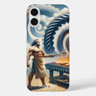 Coque Pour iPhone 16 Plus Imaginaire Mignonne Heroic Grill Papa