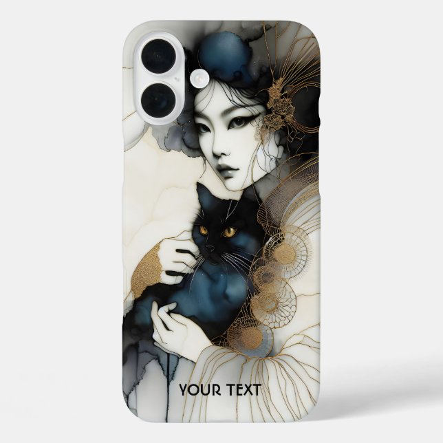 Coques Case-Mate iPhone Imaginaire mignonne japonaise fille chat (Verso)