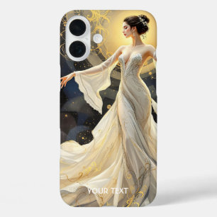 Coque Pour iPhone 16 Plus Imaginaire Mignonne Lady Espace Dansant