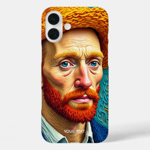 Coque Pour iPhone 16 Plus Imaginaire mignonne Van Yarn Portrait