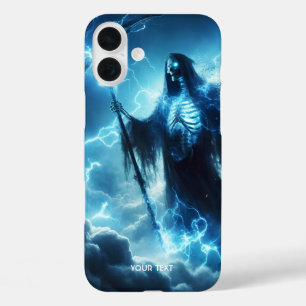 Coque Pour iPhone 16 Plus Imaginaire Mignons nuages orageux éclairage