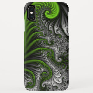 Case-Mate iPhone Case Imaginaire Monde Vert Et Gris Art Fractal Abstrait