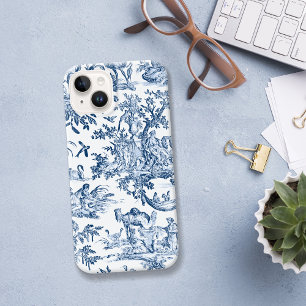 Coque Case-Mate iPhone Imaginaire Mythique Créatures Vintage Toile-Blue