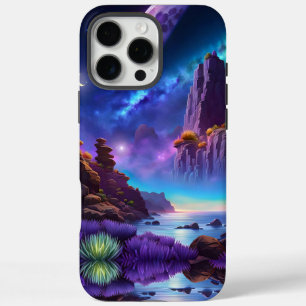 Coque iPhone 16 Pro Max Imaginaire paysage de lavande