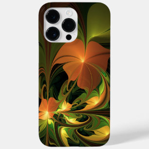 Coque Case-Mate iPhone Imaginaire Plante Abstrait rouille verte Brown fra