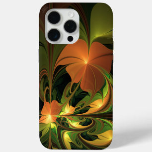 Coque Case-Mate iPhone Imaginaire Plante Abstrait rouille verte Brown fra
