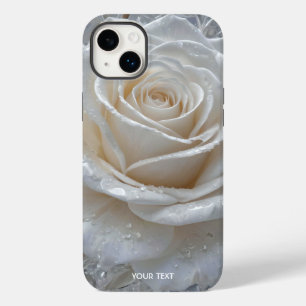 Coque Case-Mate iPhone Imaginaire Rose blanche mignonne gouttes