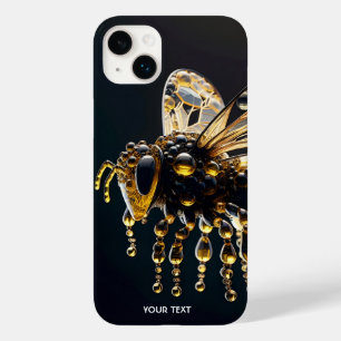 Coque Case-Mate iPhone Imaginaire Verre mignon Abeille noire jaune