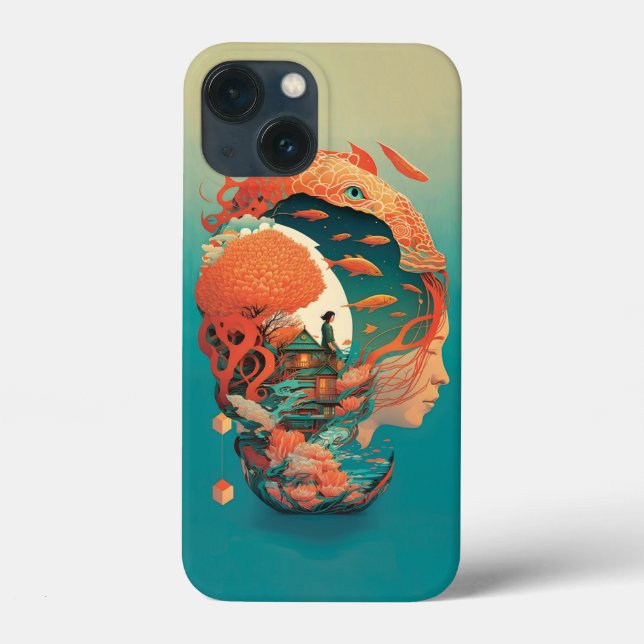 Coques Case-Mate iPhone Imaginaires Abstraits Monde d'objets impossible (Verso)