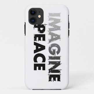 Coque iPhone 11 Imaginez la paix V1