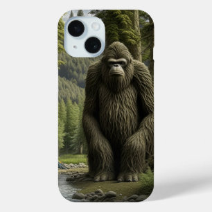Coque Case-Mate iPhone Immense Bigfoot assis dans les Bois