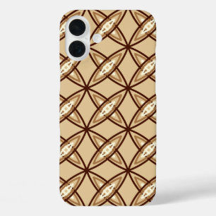 Coques iPhone 16 Plus Impression atomique moderne du milieu du siècle - 