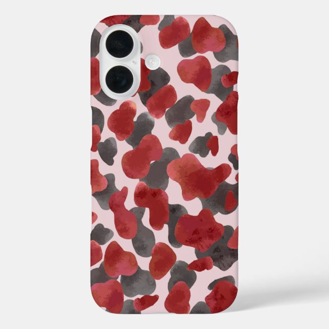 Coques Case-Mate iPhone Impression d'animaux d'hiver à l'aquarelle rustiqu (Verso)