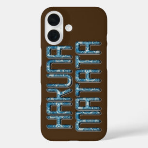 Coque Pour iPhone 16 Impression d'art 3D Hakuna Matata