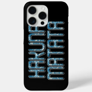 Coque iPhone 15 Pro Max Impression d'art 3D Hakuna Matata