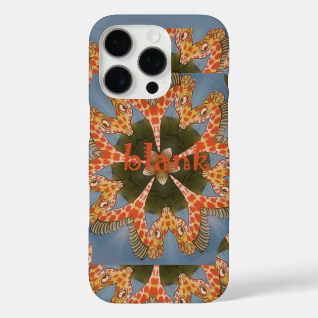 Coques Case-Mate iPhone Impression d'art Abstrait Giraffe (Verso)