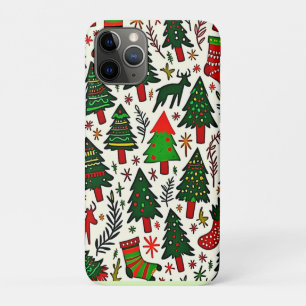 Case-Mate iPhone Case Impression d'art de motif de Noël vibrant