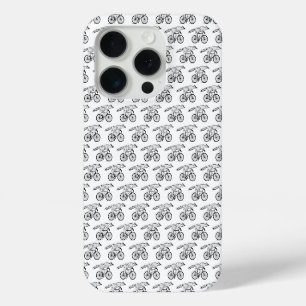 Coque Case-Mate iPhone Impression d'art du renard fantaisiste à bicyclett