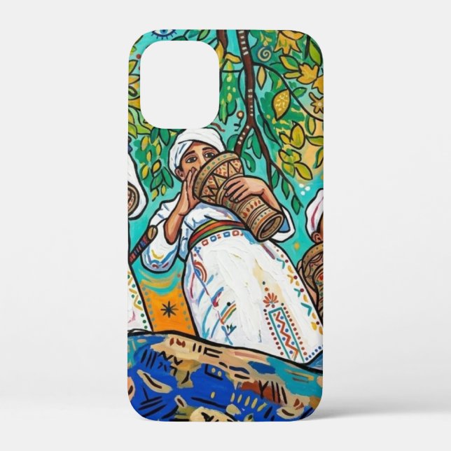 Coques Case-Mate iPhone Impression d'art folklorique Amazigh Ahwash maroca (Verso)
