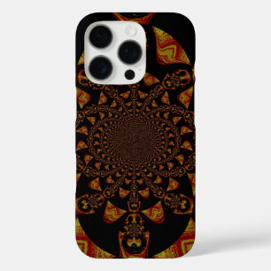 Coque iPhone 16 Pro Impression d'art Kaleidoscope crâne