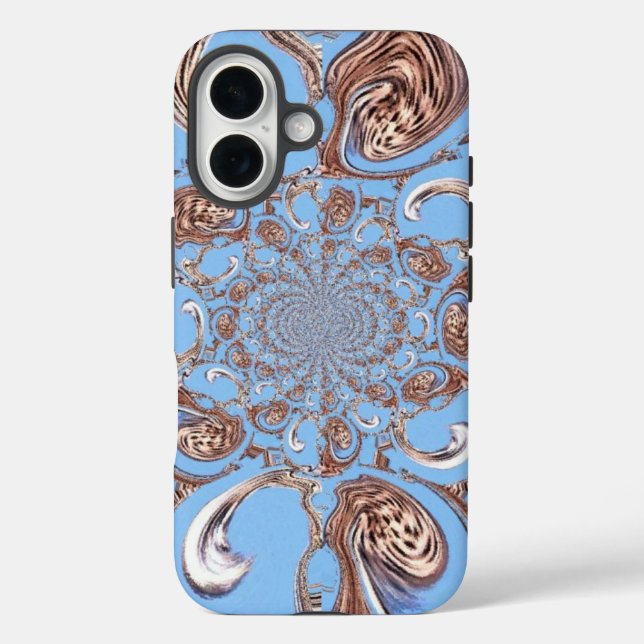 Coques Case-Mate iPhone Impression d'art Kaleidoscope vintage (Verso)