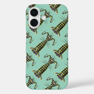 Coque Pour iPhone 16 Impression d'art marine de la crevette mantis géan