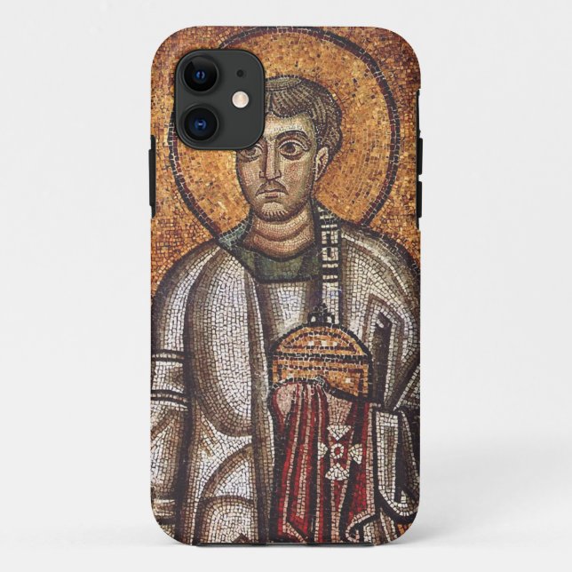 Coques Case-Mate iPhone Impression d'art mosaïque orthodoxe Saint Laurent (Dos)