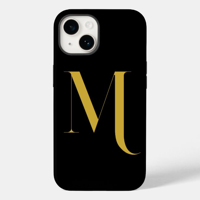 Coques Case-Mate iPhone Impression de monogramme extra large unique (Verso)