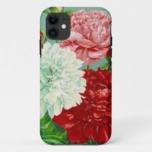 Coque Case-Mate Pour iPhone Impression de pivoines florales vintage Art vintag