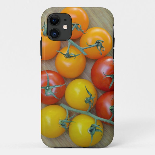 Coques Case-Mate iPhone Impression de tomates rouges et jaunes (Dos)