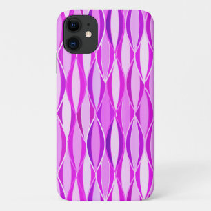 Coques Pour iPhone Impression du ruban du milieu du siècle - orchidée