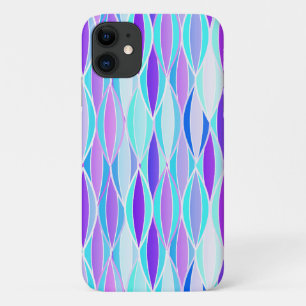Coque Case-Mate iPhone Impression du ruban du milieu du siècle - violet e