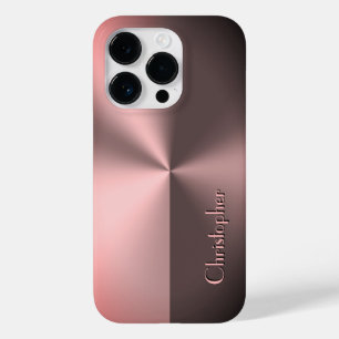 Coque Case-Mate iPhone Impression en acier inoxydable en bronze de titane