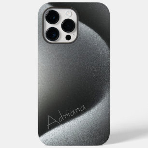 Coque Case-Mate iPhone Impression en acier inoxydable gris titane