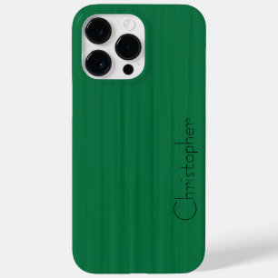 Coque Case-Mate iPhone Impression en acier inoxydable vert Titane